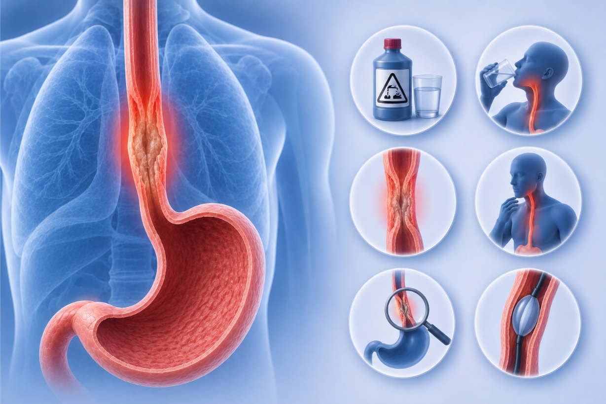 Caustic Esophageal Stricture - Service | Dr Reda Ezz